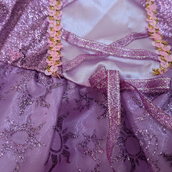 Disney Jakks Pacific Rapunzel Tangled Princess Girls 4-6X Costume Dress - Picture 5 of 10